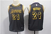 Youth Lakers 24 Kobe Bryant Black City Edition Nike Swingman Stitched NBA Jerseys,baseball caps,new era cap wholesale,wholesale hats